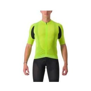 castelli superleggera 3 short sleeve jersey black fluorescent yellow