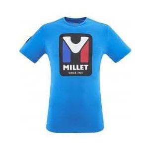 millet heritage heren blauw t shirt
