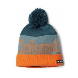 columbia polar powder ii unisex beanie grijs oranje