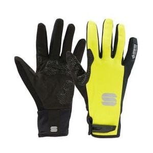 sportful essential 2 unisex lange handschoenen geel zwart