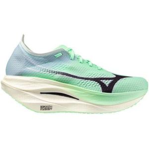 mizuno wave rebellion pro 3 hardloopschoenen groen unisex