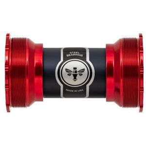chris king threadfit t47 30i bottom bracket red
