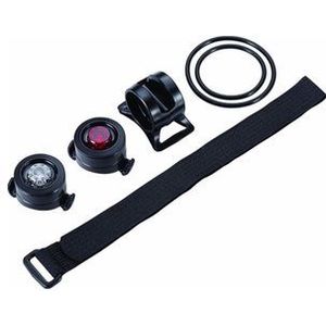 mini licht met bbb spycombo batterijhouder voor en achter