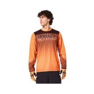 oakley seeker gradient orange long sleeve jersey