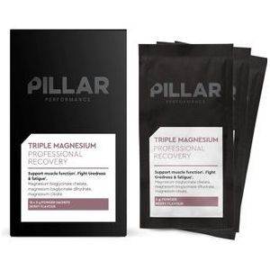 pillar triple magnesium recovery drink travel pack  berry  15 x 5g