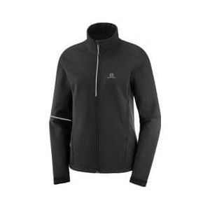 salomon agile softshell women s thermal jacket black