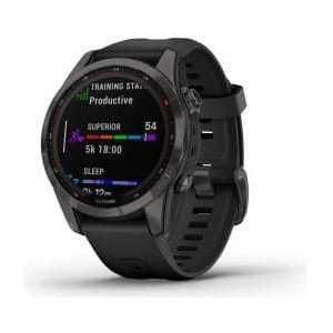 garmin fenix 7s sapphire solar titanium carbon grey sporthorloge