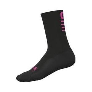 ale strada 2 0 unisex sokken zwart fluorescerend roze