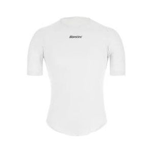 santini delta short sleeve jersey white