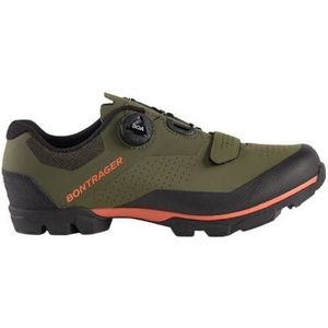 bontrager foray mtb schoenen olive grey  orange