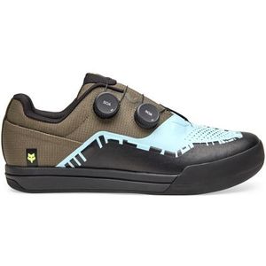 fox union limited edition boa khaki blauw mtb schoenen