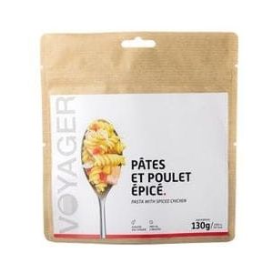 voyager gevriesdroogde pasta en pikante kip 130g