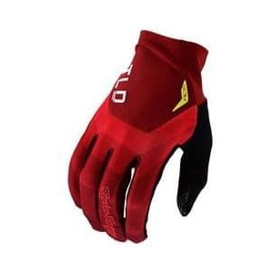 troy lee designs ace red long gloves