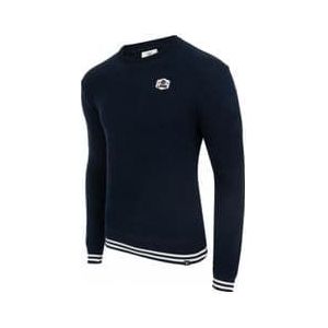 sweatshirt lebram ecusson bleu fonce