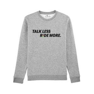 cois unisex  talk less ride more  grijs sweatshirt