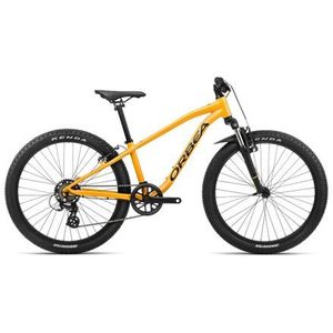 orbea mx 24 xc kinder hardtail mtb shimano tourney altus 7s 24  mango geel 2024 6  9 jaar oud