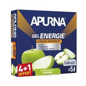 apurna long distance energy gel groene appel 5x35g