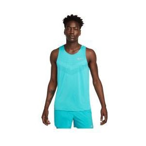 heren nike dri fit adv stride tank blauw