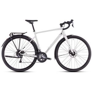 cube nuroad one fe gravel bike shimano claris 8s 700 mm desert stone beige groen 2025