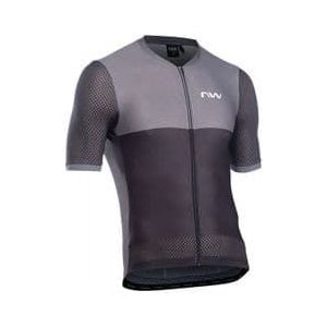 northwave storm air fietsshirt met korte mouwen zwart donker