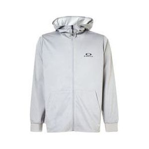 oakley foundational 2 0 zip hoodie grey