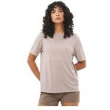 salomon shkout core beige jersey met korte mouwen