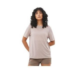 salomon shkout core beige jersey met korte mouwen