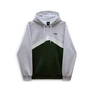vans sidestripe block hoodie grijs zwart