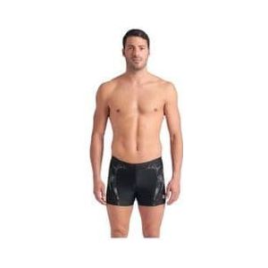 arena spider web zwempak zwart wit heren