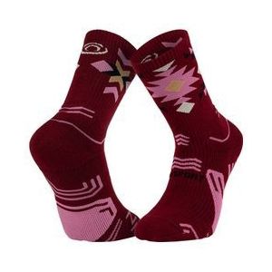 bv sport trek double gr high lyocell aztec bordeaux sokken
