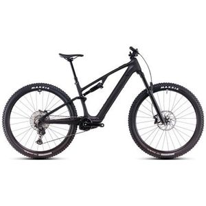 cube ams hybrid one44 c 68x race 400x elektrische volledig geveerde mtb shimano deore xt 12s 400 wh 29  blackline zwart 2025