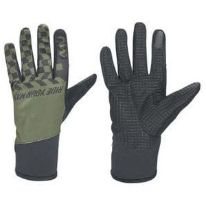northwave winter active lange handschoenen zwart groen