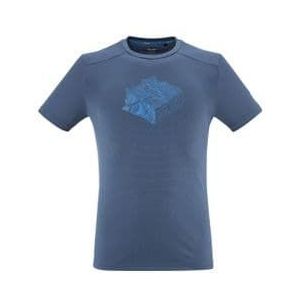 blauw millet kamet map t shirt voor heren