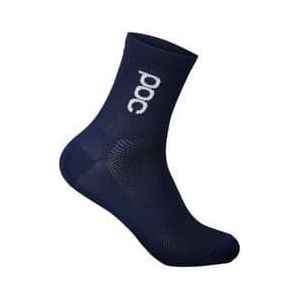 poc essential road light navy blue sokken