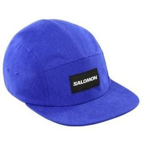 salomon five panel unisex cap blauw