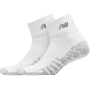 new balance coolmax quarter socks  2 paar  wit