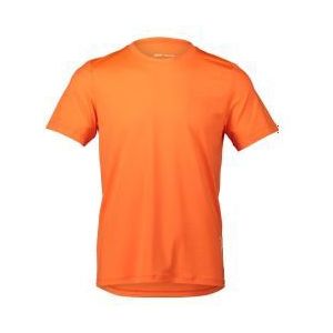 poc reform enduro light orange short sleeve jersey