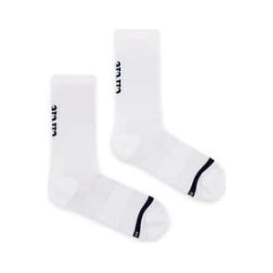 circle speedy high running socks white