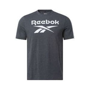 reebok identity grijs t shirt met groot logo