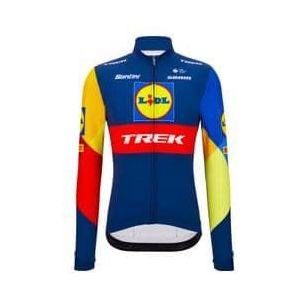 santini x lidl trek lange mouw trui blauw