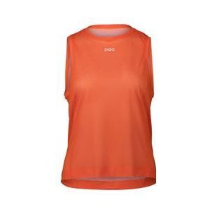 poc women s air indoor zink orange sleeveless jersey