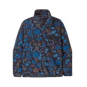 patagonia lightweight synchilla snap t fleec pullover blue
