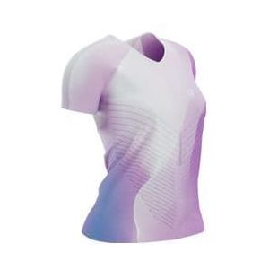 compressport performance women s short sleeve jersey purple