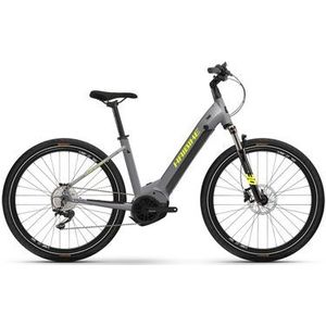 haibike trekking 6 cross low 27 5  630 wh shimano deore 10v grey 2023 elektrische mountainbike