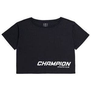 champion athletic club kort t shirt zwart