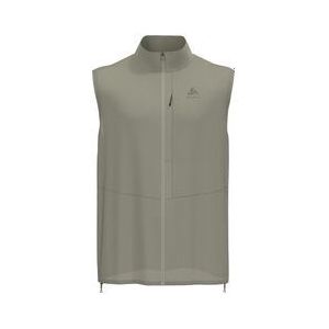 Odlo - Zeroweight - Hardloopjack - Grijs - Mouwloos - Winddicht