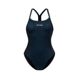 women s orca core 1 piece swimsuit dark blue