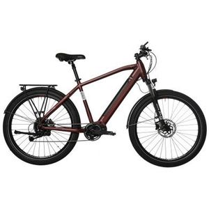 bicyklet raymond elektrische stadsfiets shimano acera 9s 504 wh 27 5  bordeaux rood