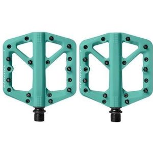 paar crankbrothers stamp 1 flat pedals turquoise