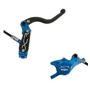 hope xcr pro x2 disc break  front blue black hose